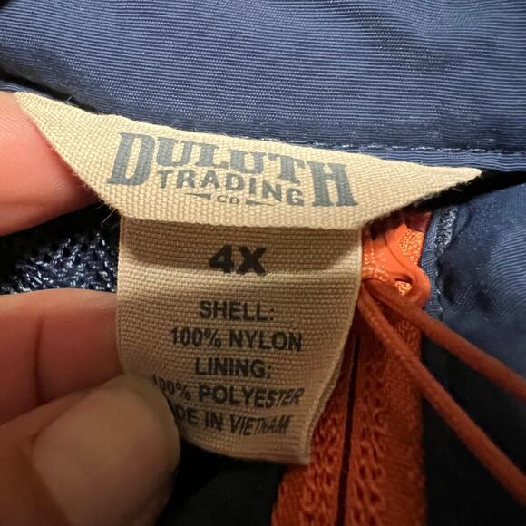 Duluth Trading Co Jacket Womens 4XL Go Go Coat Rain Lightweight Winder breaker - Picture 7 of 8